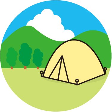 テント　ピクニック　キャンプ