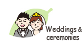 Wedding and ceremonies
